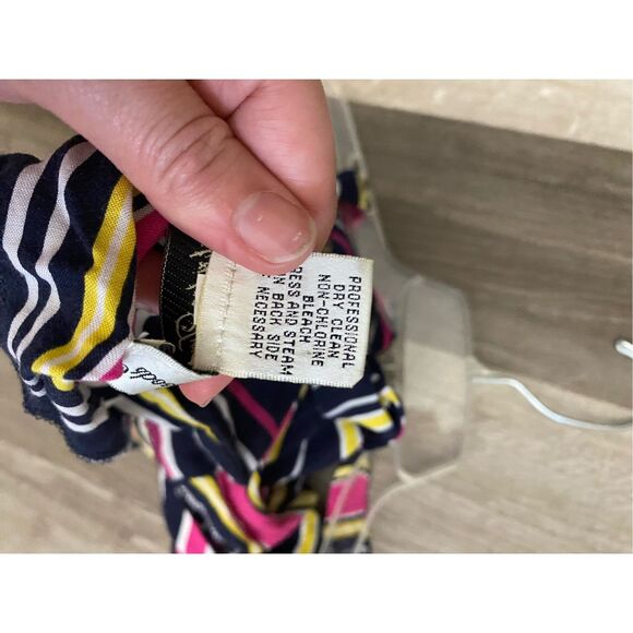 Cambridge Dry Goods Rayon Stripe Racerback Tank Sleeveless Blouse, Sz Medium - Picture 5 of 6